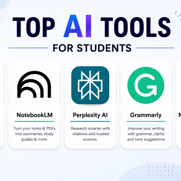 5 Ai tools for students
